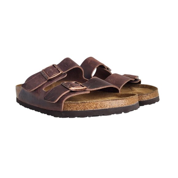 Birkenstock Arizona Soft Footbed Sandals in Brown Men's Size 44 EU 11-11.5 US - Picture 3 of 11